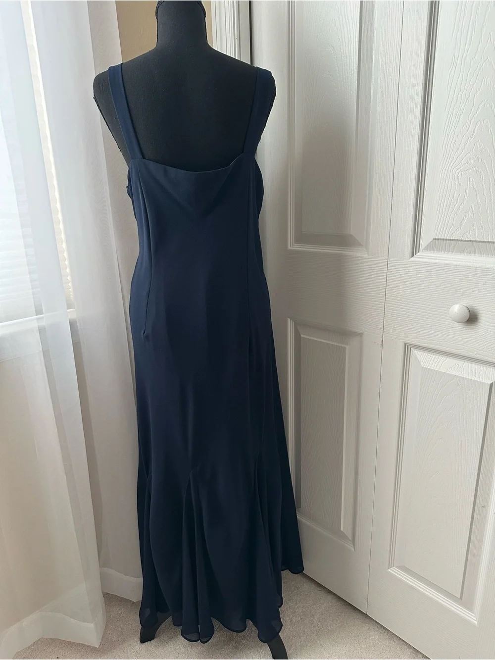 R&M Richards Mother of the Bride Navy Dress with Jacket - Picture 4 of 9
